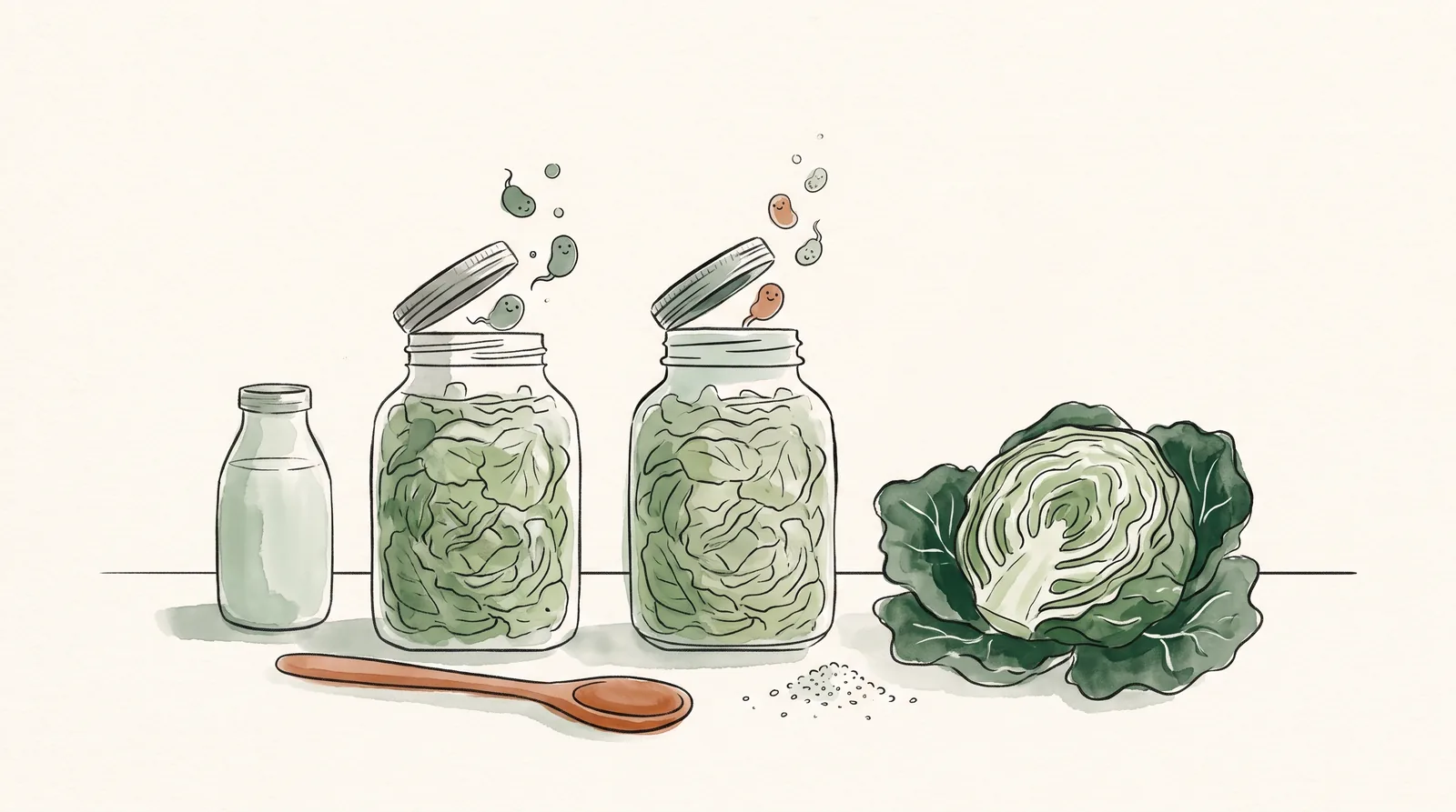 Nem fermentering derhjemme: Surkål og kefir til hverdag
